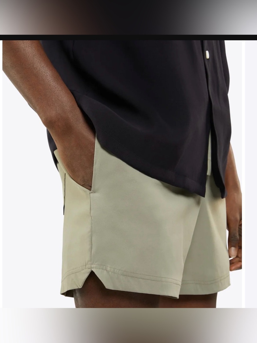 Cuts Clothing Men's Sage Green Athletic Drawstring Shorts